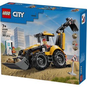  LEGO City Yellow Backhoe Loader 60480